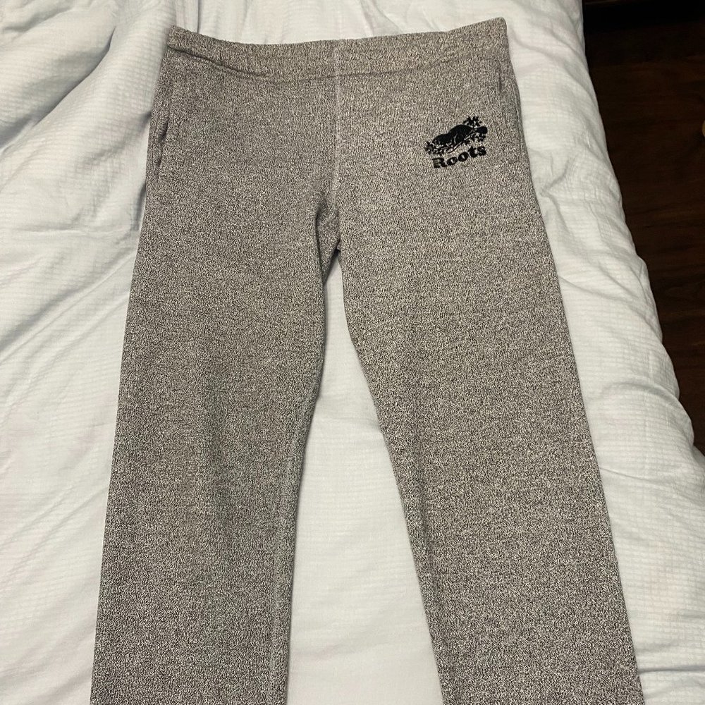 Roots Original Boyfriend Salt & Pepper Sweatpants